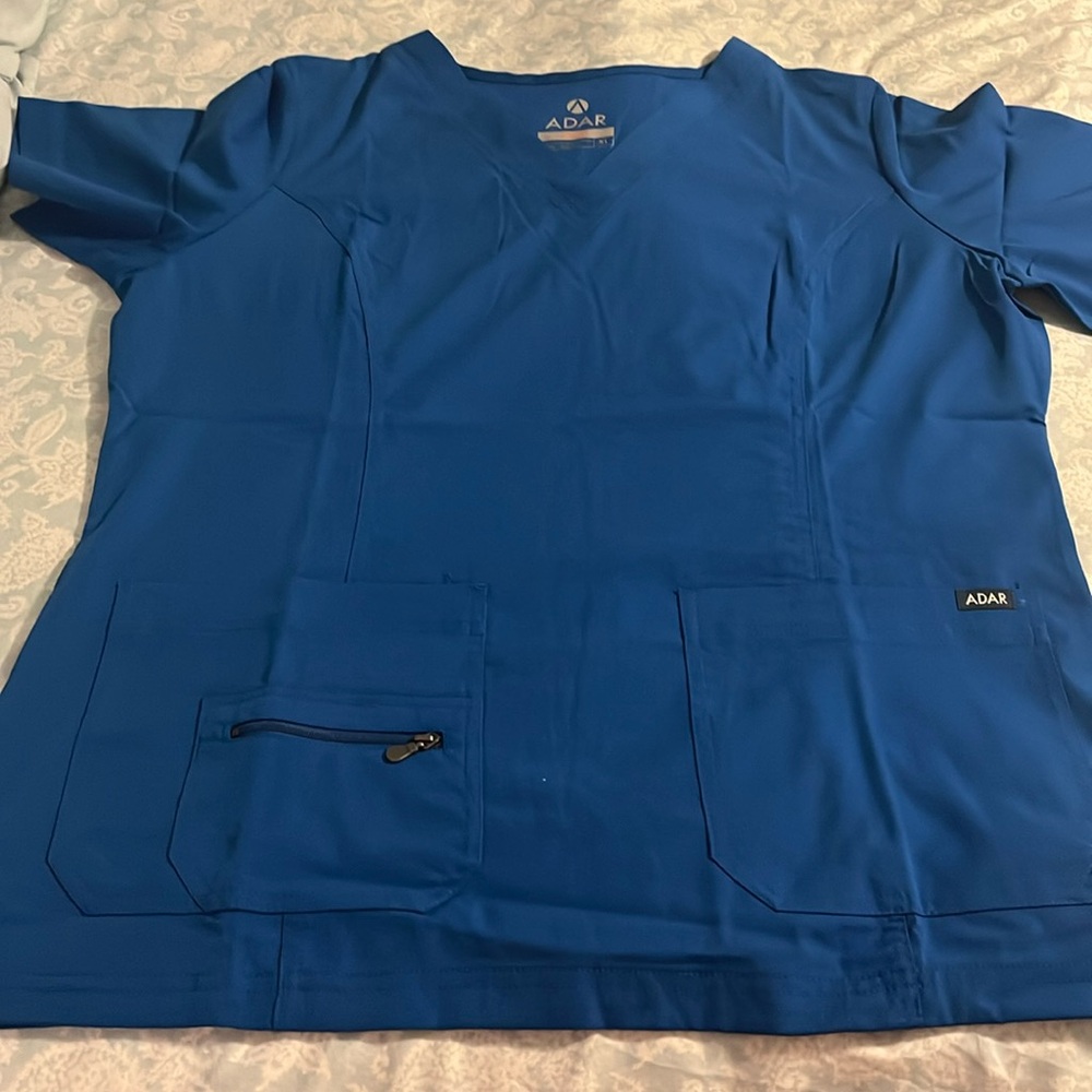 Adar scrub top XL Royal Blue